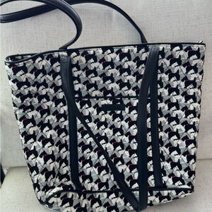Stylish Black and White Tote Bag